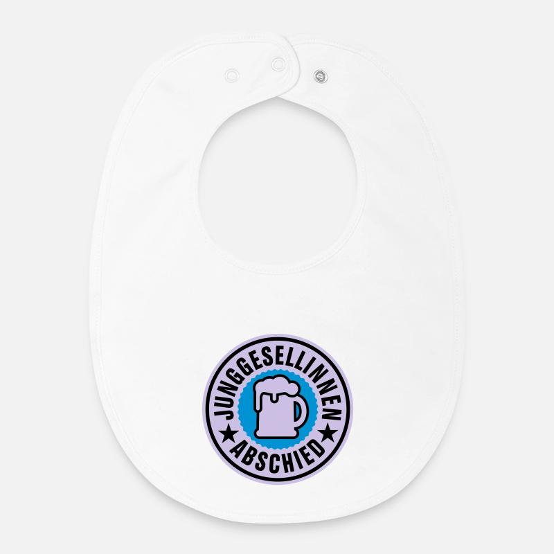 Junggesellinnen Abschied | Hochzeit | Beer | Bier - Bavoir bébé bio - blanc
