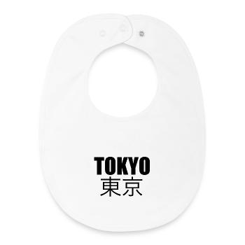 Tokyo - Baby Organic Bib - white - Front
