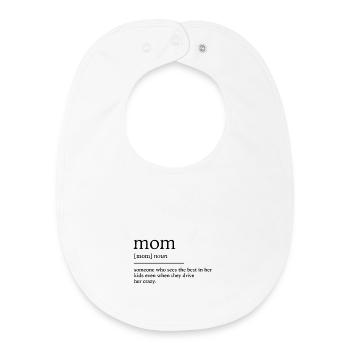 Mutter - Baby Organic Lätzchen - Weiß - Vorne