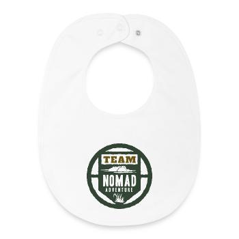 Adventure Hike Camping Nature Outdoor Gift - Baby Organic Bib - white - Front