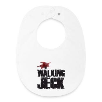 La marche jeck - chemise de carnaval - Bavoir bébé bio - blanc - Devant