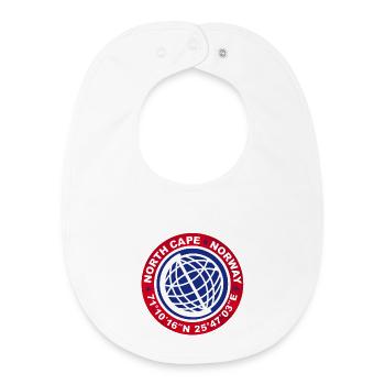 NORTH CAPE NORWAY - Baby Organic Bib - white - Front