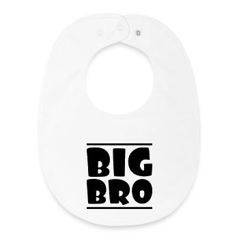BIG BRO - Baby Organic Lätzchen - Weiß - Vorne