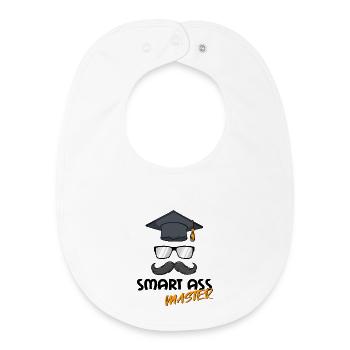 Examen de fin d'études de Master Diploma réussi - Bavoir bébé bio - blanc - Devant