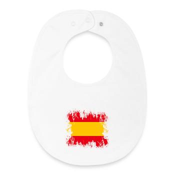 Spain - Spain - Baby Organic Bib - white - Front