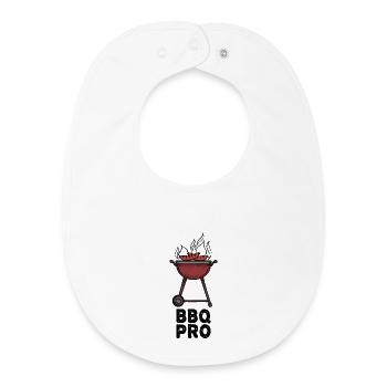 Grilling Grillmeister Barbecue Bratwurst Statement - Baby Organic Bib - white - Front