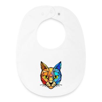 Animal Tiger - Baby Organic Bib - white - Front