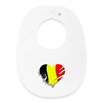 Belgie - Belgium - Belgium - Baby Organic Bib - white - Front