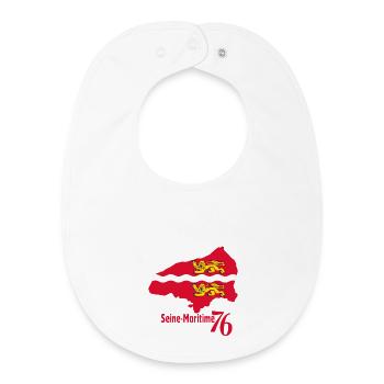Seine Maritime - Baby Organic Bib - white - Front