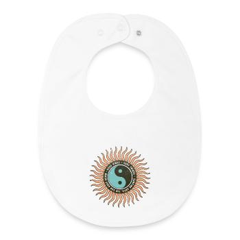 Surfing Design - Surf Tribes - Baby Organic Bib - white - Front