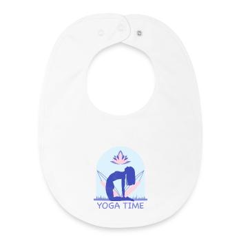 Yoga - Baby Organic Bib - white - Front