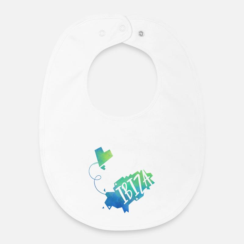 Ibiza - Bavoir bébé bio - blanc