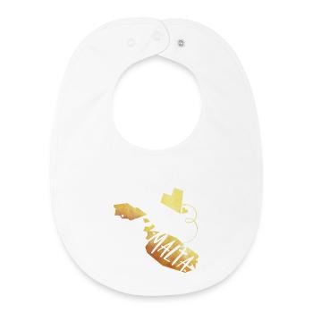 Malta - Baby Organic Bib - white - Front