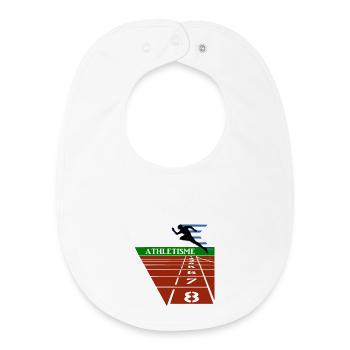 Athletics - Baby Organic Bib - white - Front