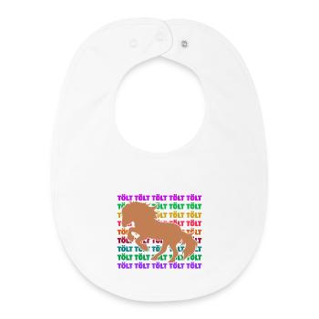 Tölt Horses Saying Icelandic Horses Horse Love Ross - Baby Organic Bib - white - Front