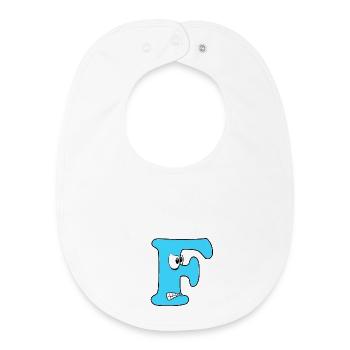 F - Baby Organic Lätzchen - Weiß - Vorne