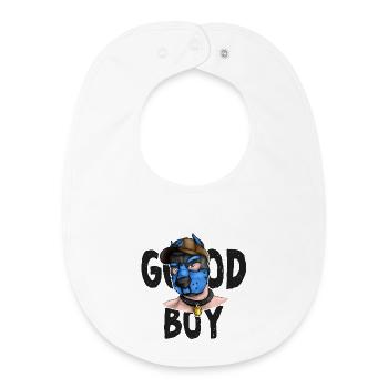 GoodBoyBlue - Baby Organic Bib - white - Front