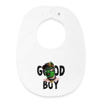 GoodBoyGreen - Baby Organic Lätzchen - Weiß - Vorne