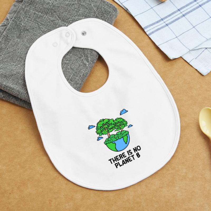 Planet Earth Environment Environmentalist Tree Statement Baby Organic Bib