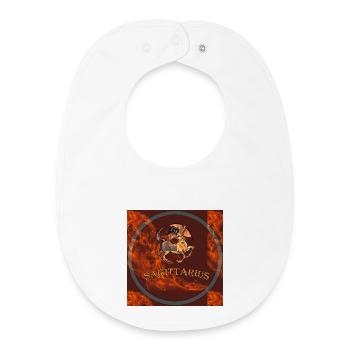 sagittarius - Baby Organic Bib - white - Front