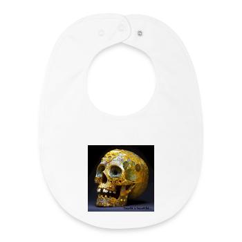Der Tod ist schön 01 - Baby Organic Lätzchen - Weiß - Vorne