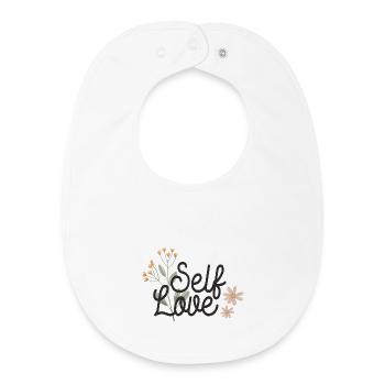 Amour de soi - Bavoir bébé bio - blanc - Devant