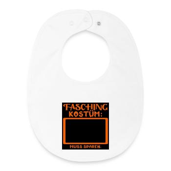 FASCHING KOSTÜM MUSS SPAREN - INFLATION PREISE - Baby Organic Lätzchen - Weiß - Vorne
