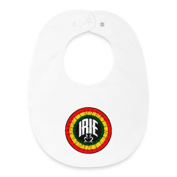 Irie - Reggae  - Baby Organic Lätzchen - Weiß - Vorne