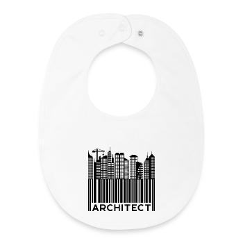 Job, Architect, Saying, Career, Profession, Work - Baby Organic Bib - white - Front