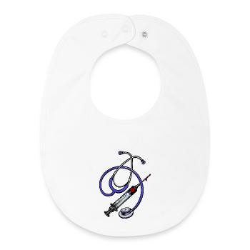 Superviseur Profession Emploi Médecin Carrière Réussite - Bavoir bébé bio - blanc - Devant