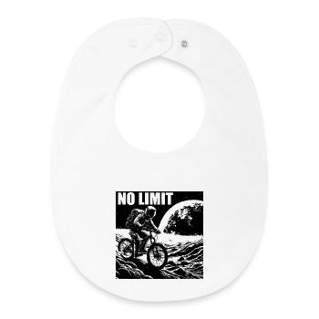 NO LIMIT - Baby Organic Bib - white - Front