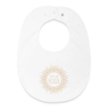 Solar eclipse chaser - Baby Organic Lätzchen - Weiß - Vorne