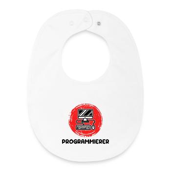 Développeur, Programmeur, Coden, Informatique - Bavoir bébé bio - blanc - Devant