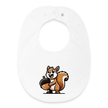 Acorn Ace : le navigateur cinglé - Bavoir bébé bio - blanc - Devant