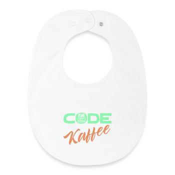 Code Développeur de déclaration Programmeur Ordinateur - Bavoir bébé bio - blanc - Devant