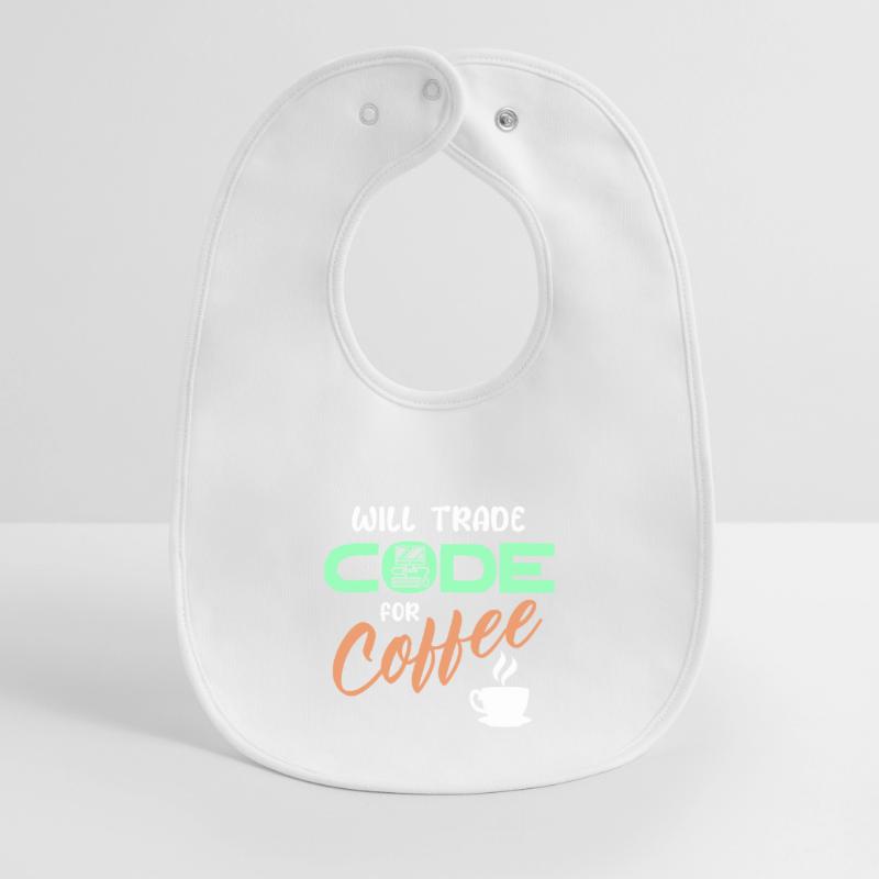 Programmierer Developer Code Statement Computer Baby Organic Lätzchen