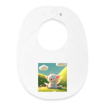Design  - Baby Organic Bib - white - Front