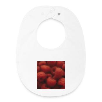 HIMBEEREN - Baby Organic Lätzchen - Weiß - Vorne