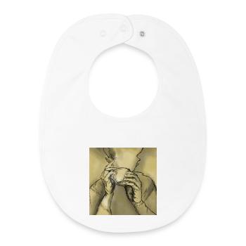 100e6d2e-bf9a-46fb-bc7b-516ae2e0bc30 - Baby Organic Bib - white - Front