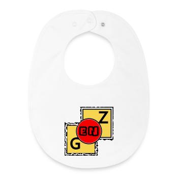 Blocs GEN Z - Bavoir bébé bio - blanc - Devant