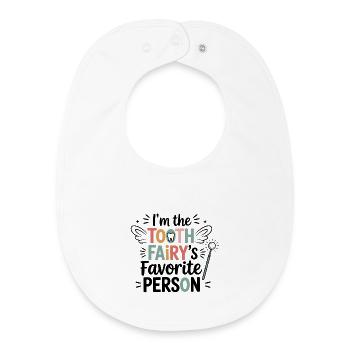 Dental Lab Technician  - Baby Organic Bib - white - Front