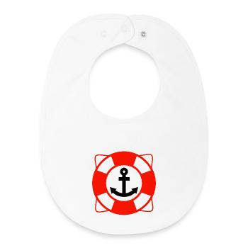 Sail - Baby Organic Bib - white - Front