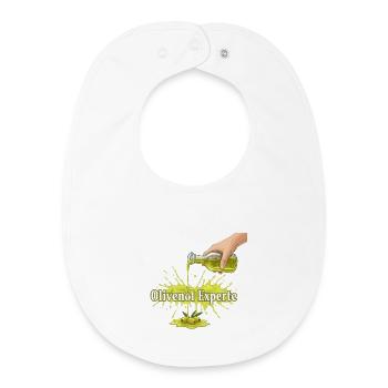Olivenöl Experte - Baby Organic Lätzchen - Weiß - Vorne