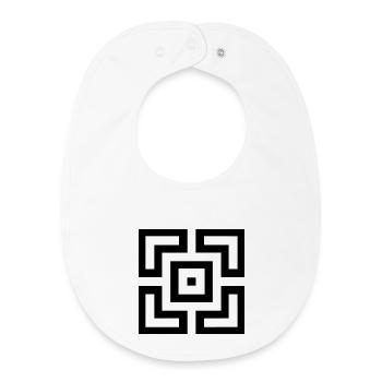 Escape-Spiel - Baby Organic Lätzchen - Weiß - Vorne