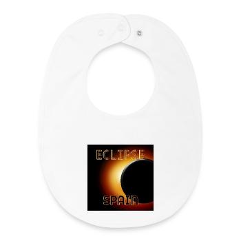 ECLIPSE SPAIN August 2026 - Baby Organic Bib - white - Front