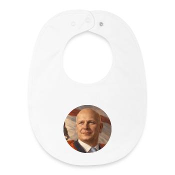 Wegner Revolution - Baby Organic Bib - white - Front