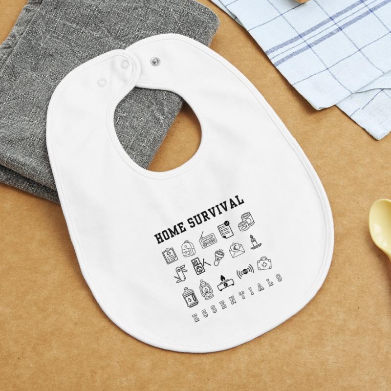 Plan d’urgence - apocalypse Bavoir bébé bio