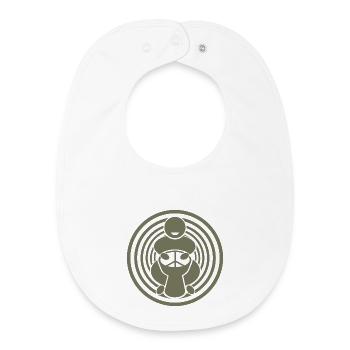djembe player - Baby Organic Lätzchen - Weiß - Vorne