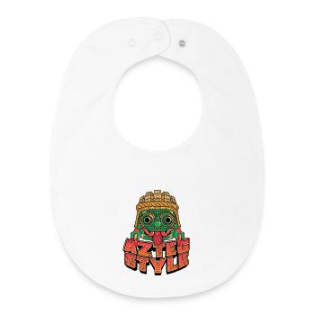 Aztec Style - Baby Organic Bib - white - Front