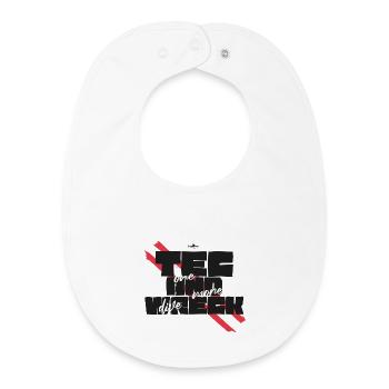 Tec & Wreck Scuba Diving Technical Diver - Baby Organic Bib - white - Front